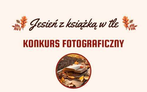 Jesień z książką w tle – konkurs fotograficzny