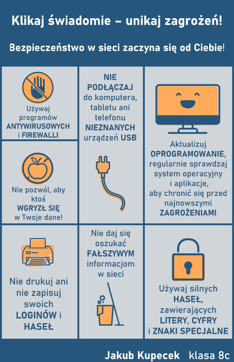 Prace wyróżnione w szkolnym konkursie informatycznym